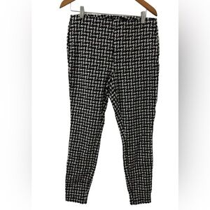 Nanette Lepore black and white stretch pants. NWT. Tweed print.